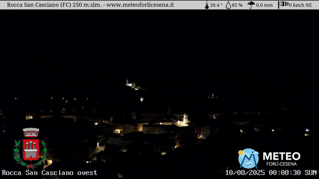 time-lapse frame, Rocca San Casciano webcam