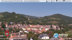 view from Rocca San Casciano on 2025-08-11