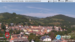 view from Rocca San Casciano on 2025-08-13
