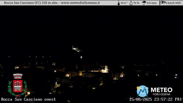 time-lapse frame, Rocca San Casciano webcam