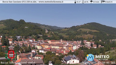 view from Rocca San Casciano on 2025-08-16