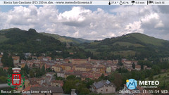view from Rocca San Casciano on 2025-08-20