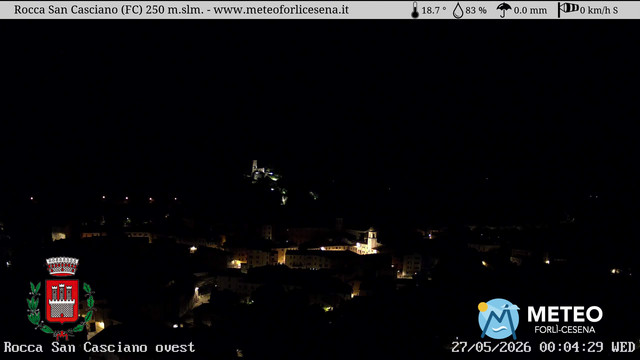 time-lapse frame, Rocca San Casciano webcam