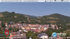 view from Rocca San Casciano on 2026-08-03