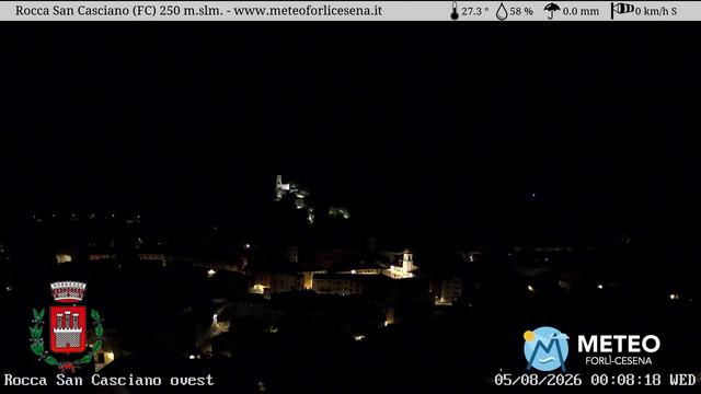 time-lapse frame, Rocca San Casciano webcam