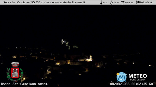 time-lapse frame, Rocca San Casciano webcam