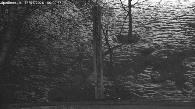 time-lapse frame, Alpe di Mera - Nivometro webcam