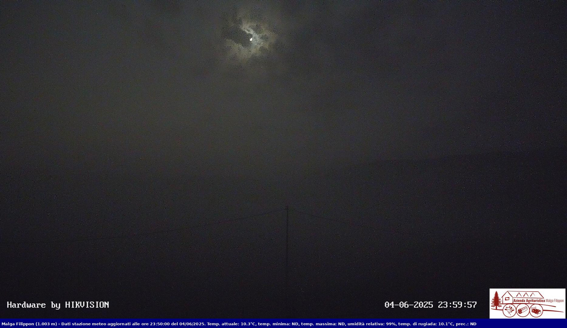 time-lapse frame, Pian Cansiglio - Agriturismo Malga Filippon webcam