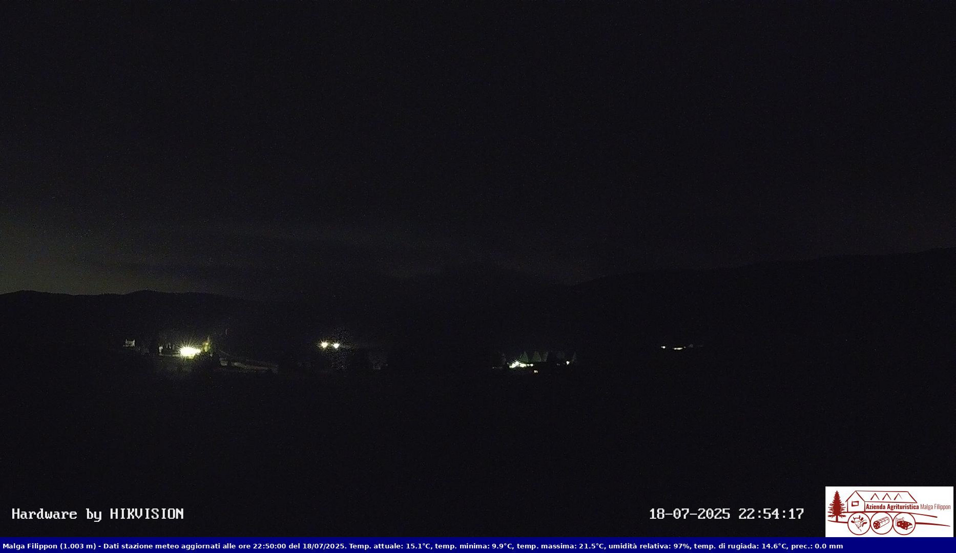 time-lapse frame, Pian Cansiglio - Agriturismo Malga Filippon webcam
