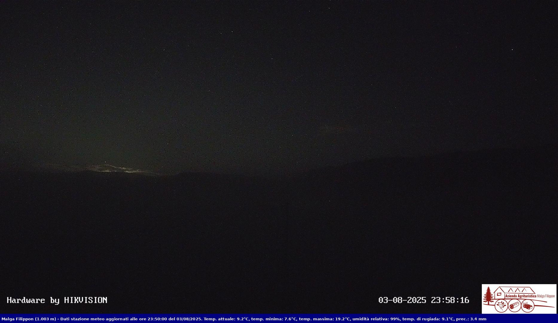 time-lapse frame, Pian Cansiglio - Agriturismo Malga Filippon webcam