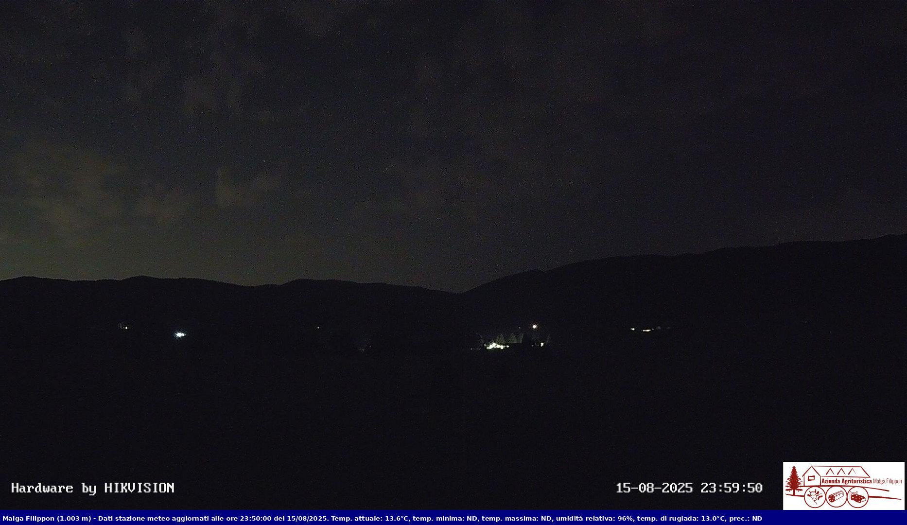 time-lapse frame, Pian Cansiglio - Agriturismo Malga Filippon webcam