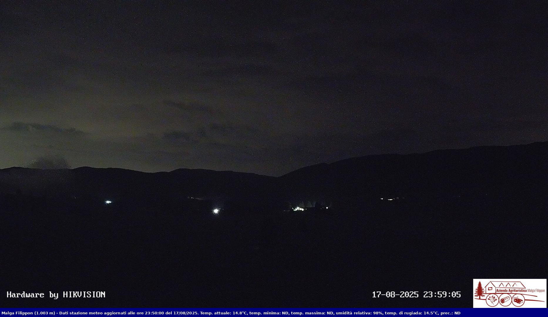 time-lapse frame, Pian Cansiglio - Agriturismo Malga Filippon webcam