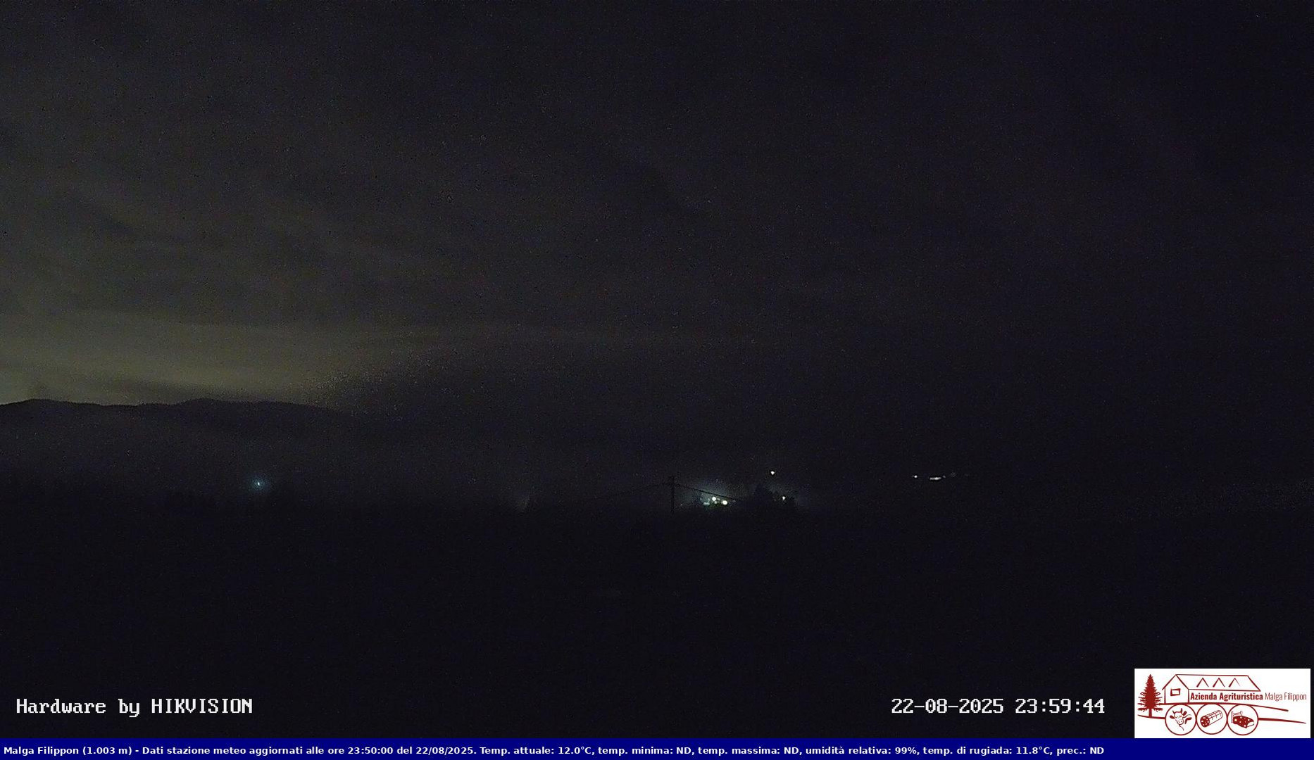 time-lapse frame, Pian Cansiglio - Agriturismo Malga Filippon webcam