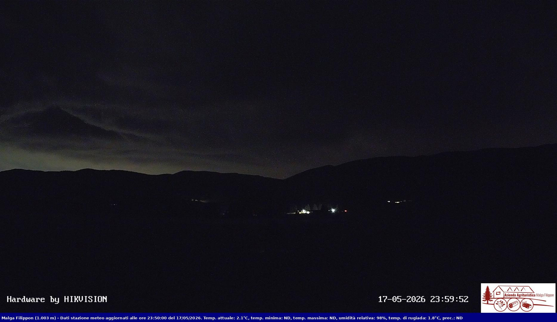 time-lapse frame, Pian Cansiglio - Agriturismo Malga Filippon webcam