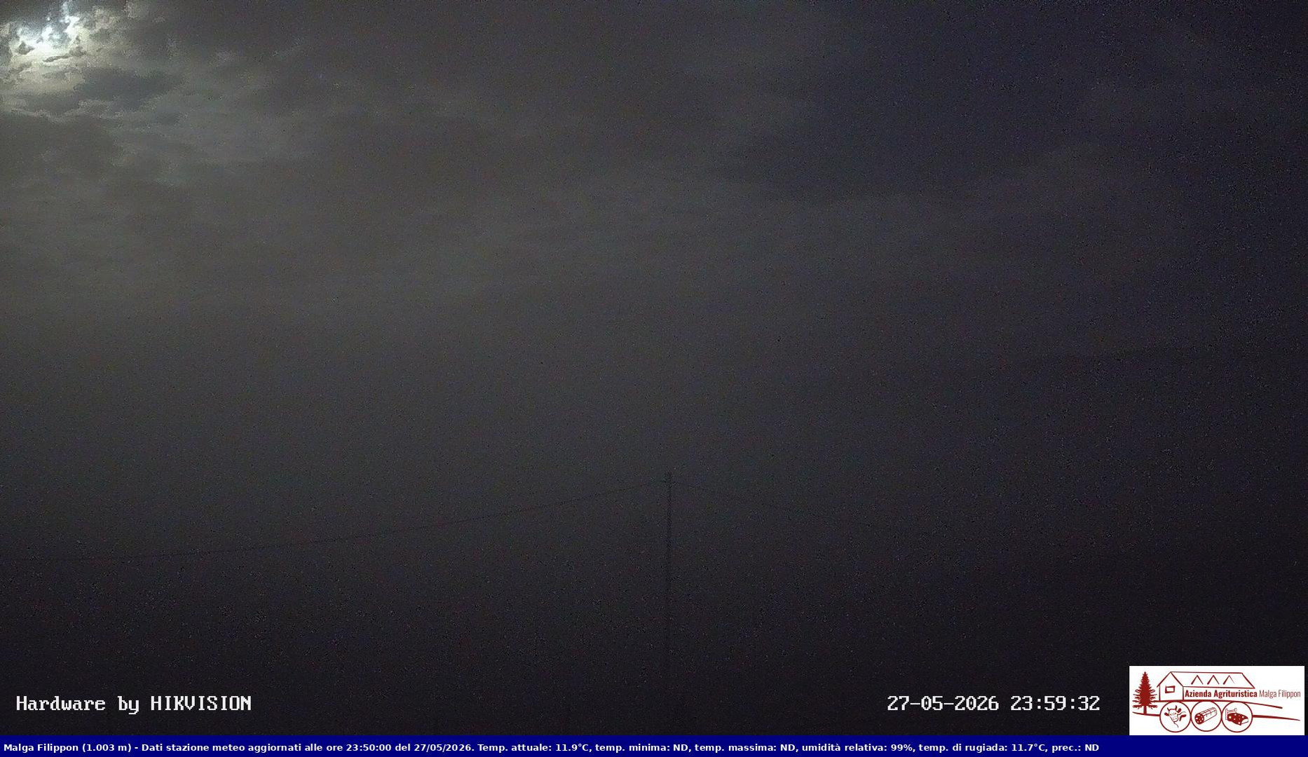 time-lapse frame, Pian Cansiglio - Agriturismo Malga Filippon webcam