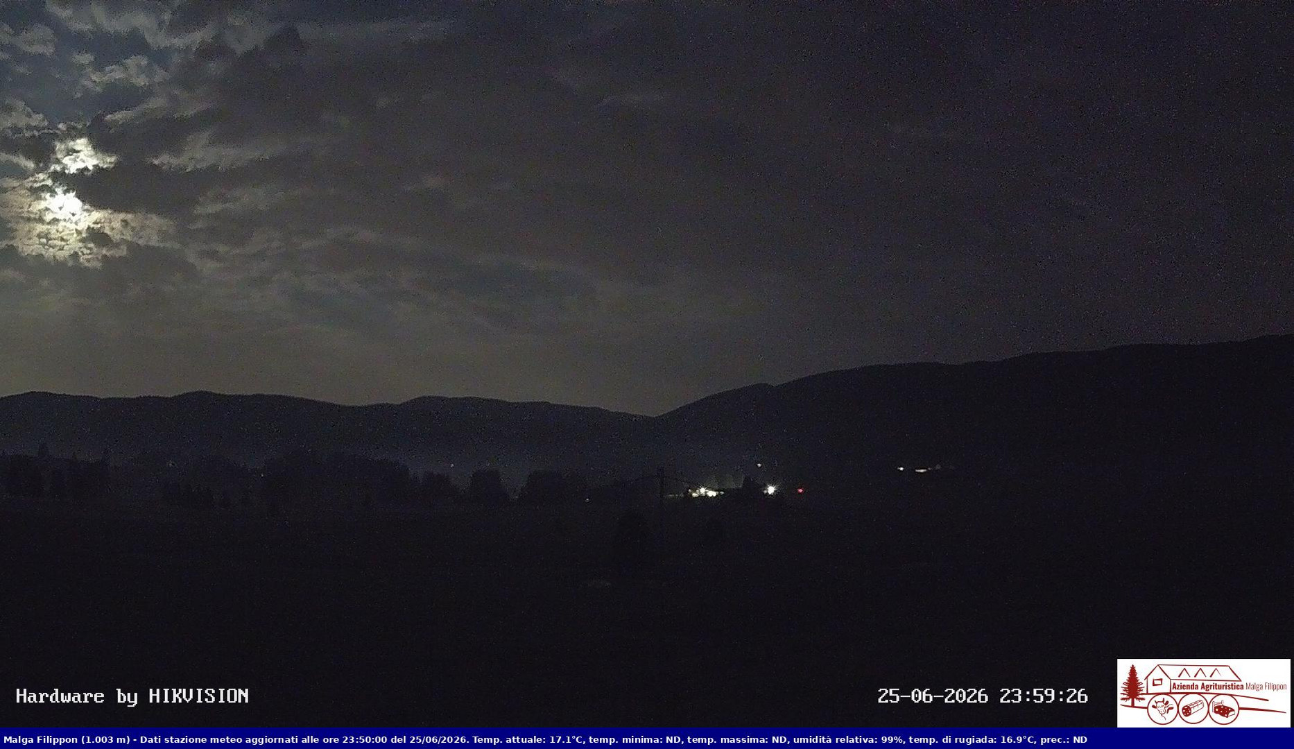 time-lapse frame, Pian Cansiglio - Agriturismo Malga Filippon webcam