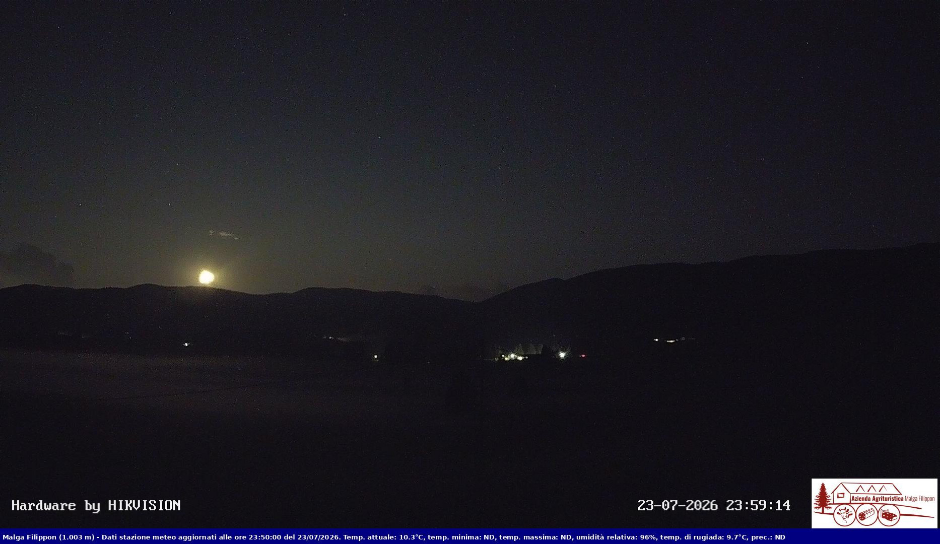 time-lapse frame, Pian Cansiglio - Agriturismo Malga Filippon webcam