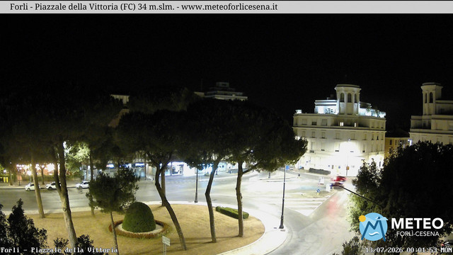 time-lapse frame, Forlì - Piazzale della Vittoria webcam