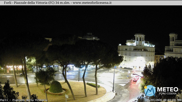 time-lapse frame, Forlì - Piazzale della Vittoria webcam
