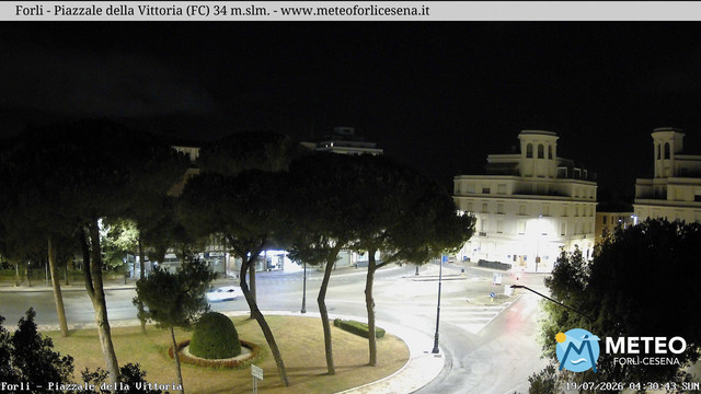 time-lapse frame, Forlì - Piazzale della Vittoria webcam