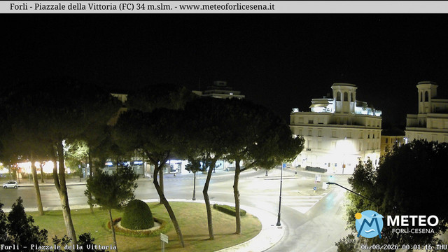 time-lapse frame, Forlì - Piazzale della Vittoria webcam