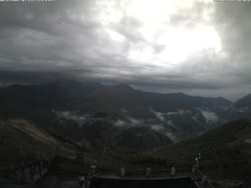 time-lapse frame, Bielmonte M. Marca vista M. Rosa e Valsessera webcam