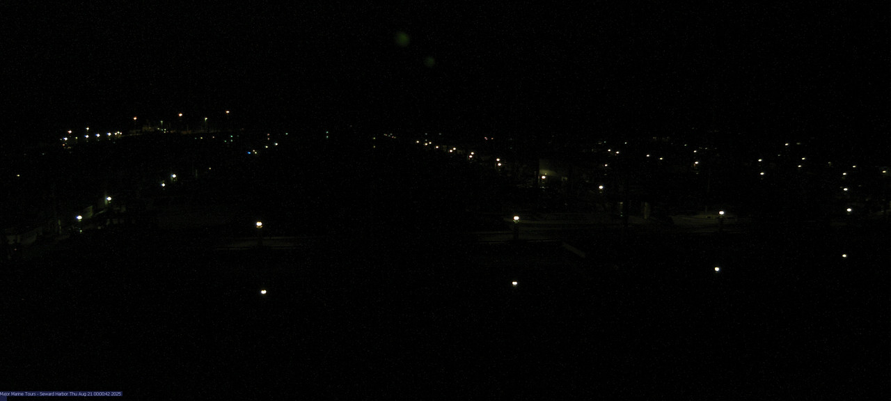 time-lapse frame, Seward Harbor webcam