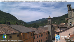 view from Portico di Romagna on 2025-07-19