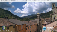 view from Portico di Romagna on 2025-08-26
