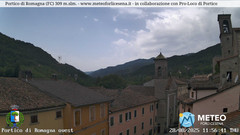 view from Portico di Romagna on 2025-08-28