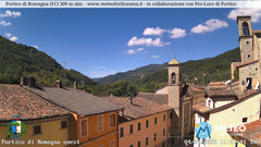 view from Portico di Romagna on 2025-09-04