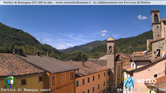view from Portico di Romagna on 2025-09-04