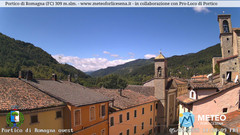 view from Portico di Romagna on 2025-09-05