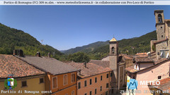 view from Portico di Romagna on 2026-07-29