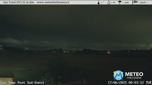 time-lapse frame, San Tomè webcam