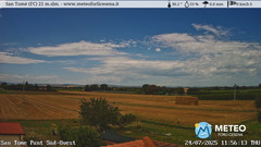 view from San Tomè on 2025-07-24