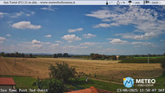 view from San Tomè on 2025-08-23