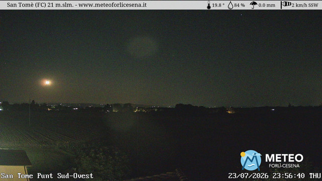 time-lapse frame, San Tomè webcam