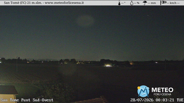 time-lapse frame, San Tomè webcam