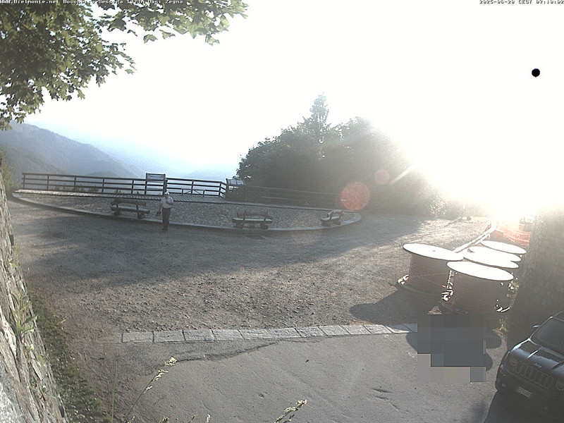 time-lapse frame, Bielmonte Bocchetto Sessera webcam