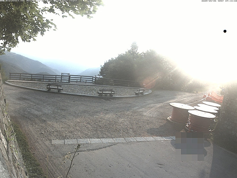 time-lapse frame, Bielmonte Bocchetto Sessera webcam