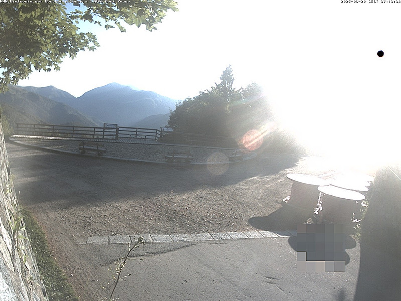 time-lapse frame, Bielmonte Bocchetto Sessera webcam