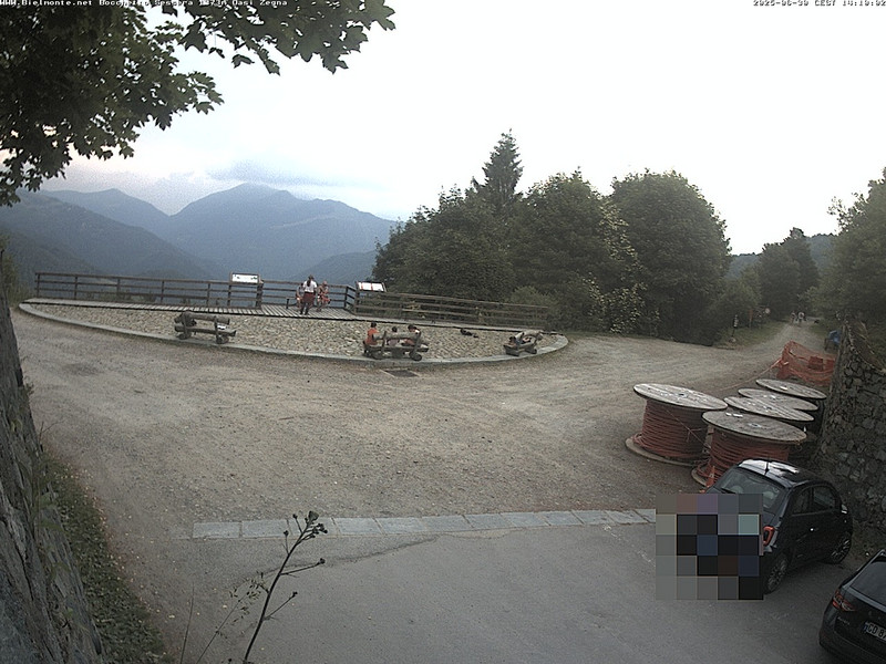 time-lapse frame, Bielmonte Bocchetto Sessera webcam