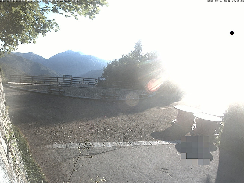 time-lapse frame, Bielmonte Bocchetto Sessera webcam