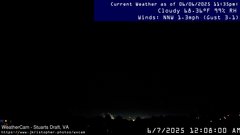 view from Stuarts Draft, VA on 2025-06-07