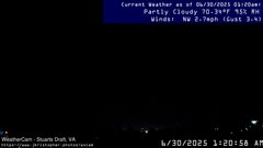 view from Stuarts Draft, VA on 2025-06-30