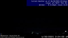 view from Stuarts Draft, VA on 2025-06-30
