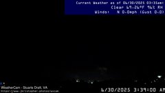 view from Stuarts Draft, VA on 2025-06-30