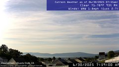 view from Stuarts Draft, VA on 2025-06-30