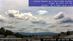 view from Stuarts Draft, VA on 2025-08-14